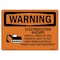 Signmission OSHA Warning Sign, 7" Height, 10" Width, Electrocution Hazard Crane, Landscape, WS-D-L-12591 OS-WS-D-710-L-12591 - alternate 1